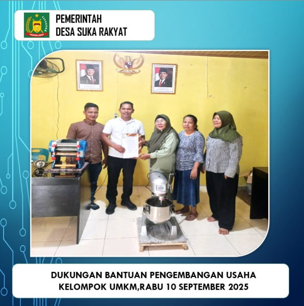 Dukungan Bantuan Pengembangan Usaha Kelompok UMKM
