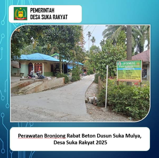 Pembangunan Rabat Beton, Dusun Suka Mulya 2025