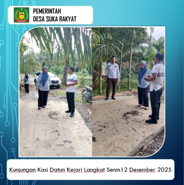 Kunjungan Kasi Datun Kejari Langkat Senin 29-12-2025