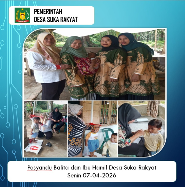 Posyandu Balita dan Ibu Hamil Senin 07 April 2026