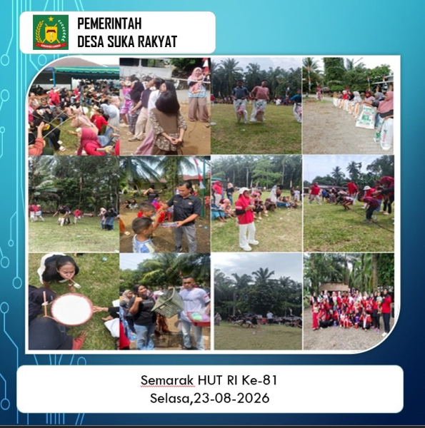 Semarak HUT RI Ke-81,Selasa 23-08-2026