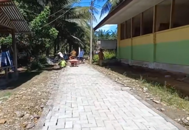 Pembangunan Paving Blok Gg, SD - Suka Rakyat,  APBD 2023