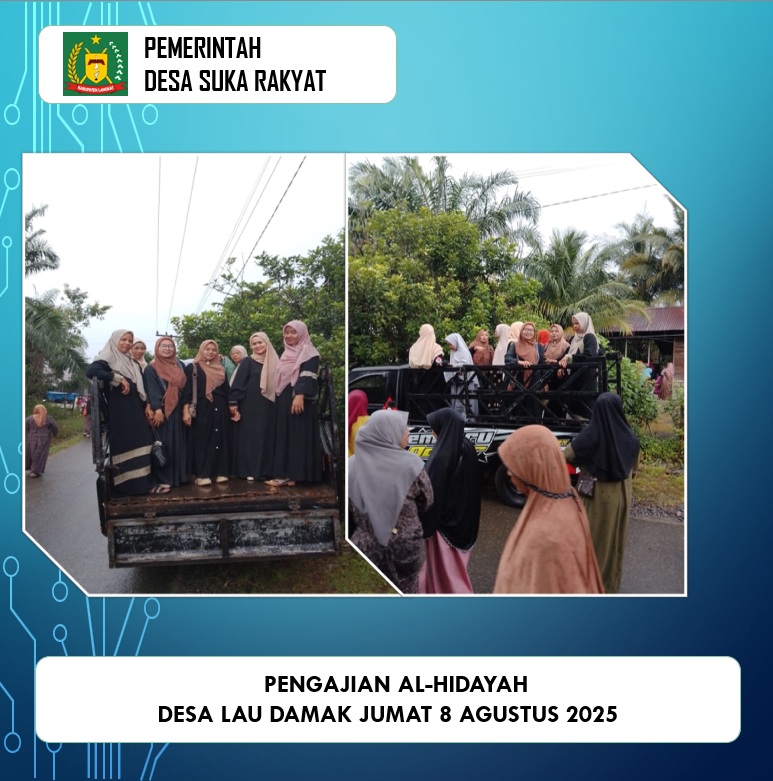 Pengajian Al-Hidayah Desa Lau Damak,Jumat 8 Agustus 2025