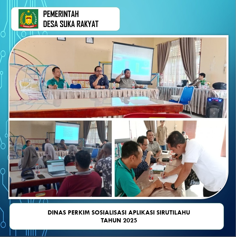 Dinas Perkim Kabupaten Langkat Sosialisasi Aplikasi SIRUTILAHU