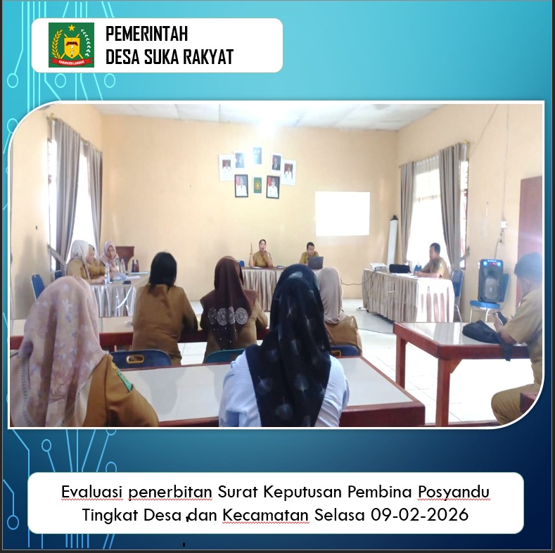 Evaluasi Penerbitan Surat Keputusan Pembina Posyandu Tingkat Desa dan Kecamatan