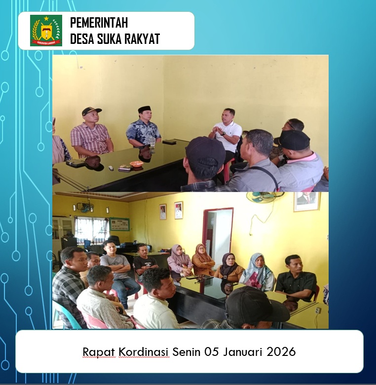 Rapat Kordinasi Tahun anggaran 2026 Senin 05-01-2026