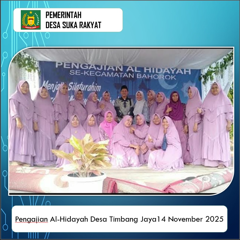Pengajian Al-Hidayah Desa Timbang Jaya 14 November 2025